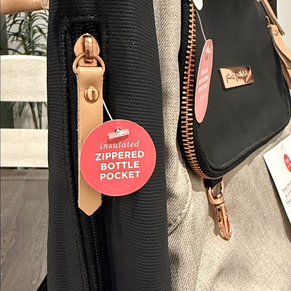 Petunia Pickle Bottom Pivot Diaper Bag Backpack Sand and Black New - Picture 13 of 16